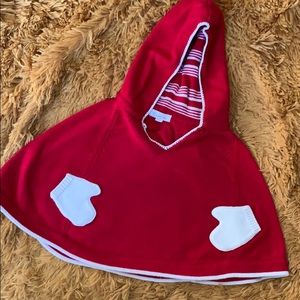 BOUTIQUE hooded sweater cape